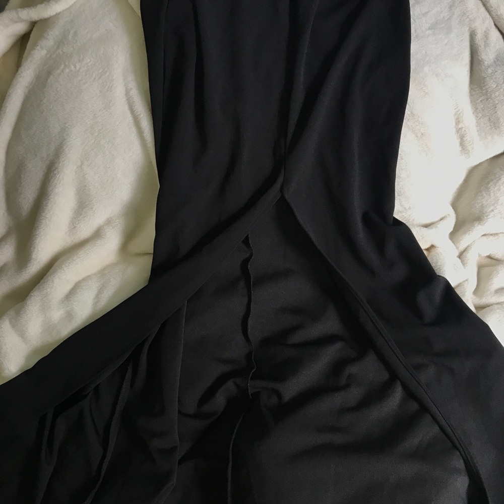 Fashion Nova Long Black Dress - Picture 4 of 4